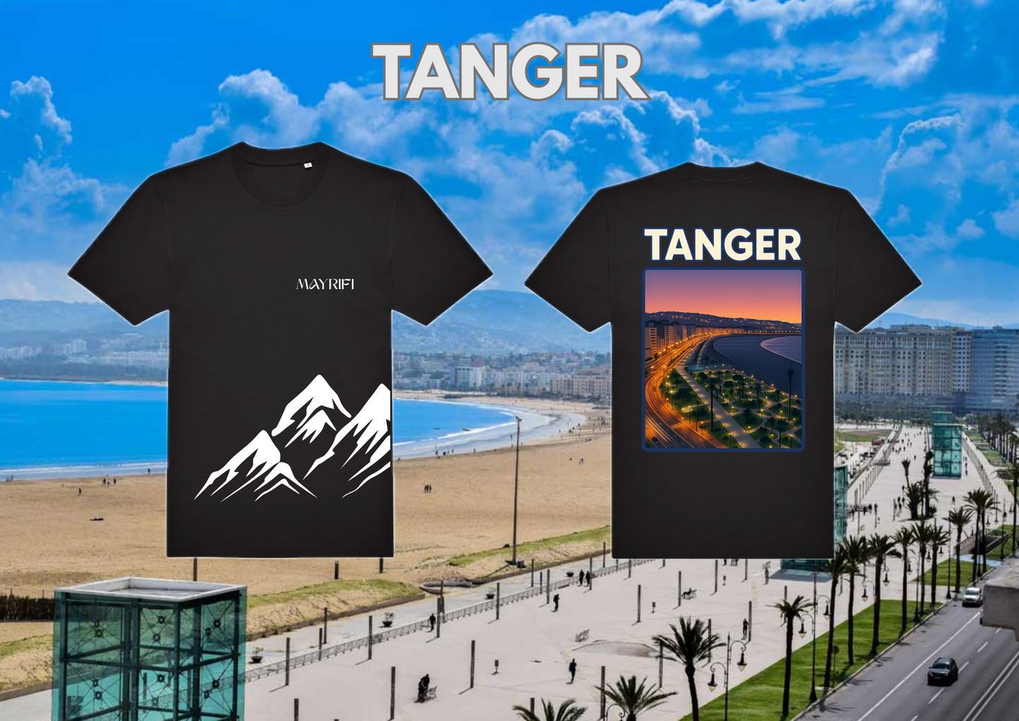 T-Shirt Villes du Rif Noir